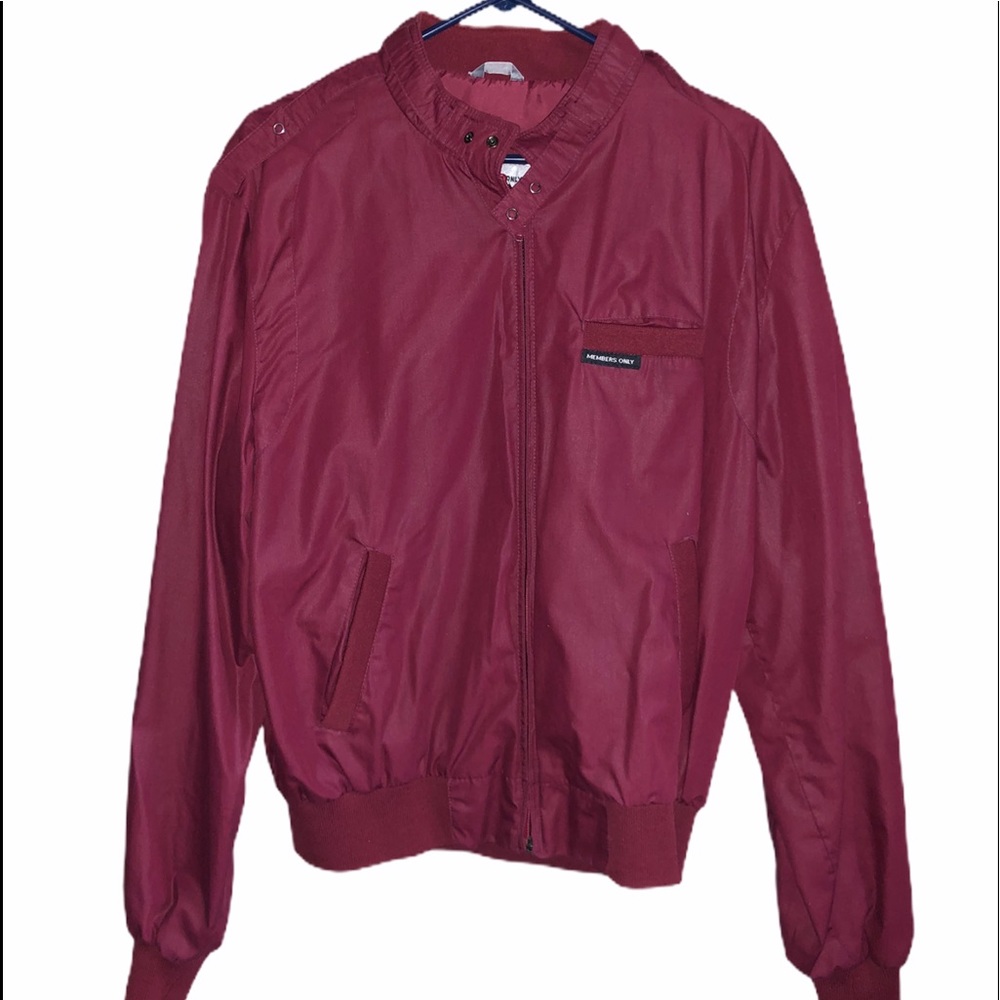 Burgundy Utility Jacket